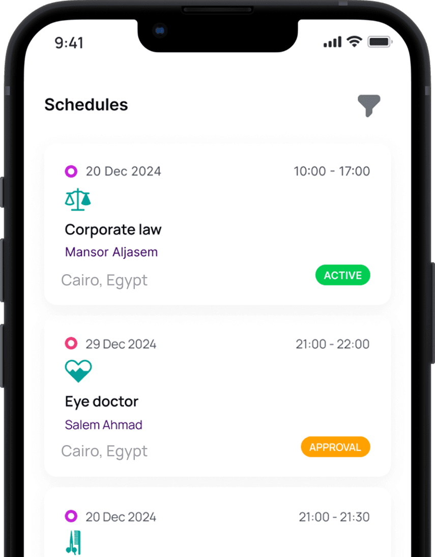 Ehzjha Schedules